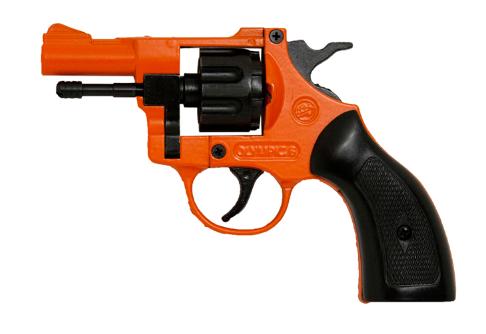 Olympic 6 .22 Blank Revolver - Orange