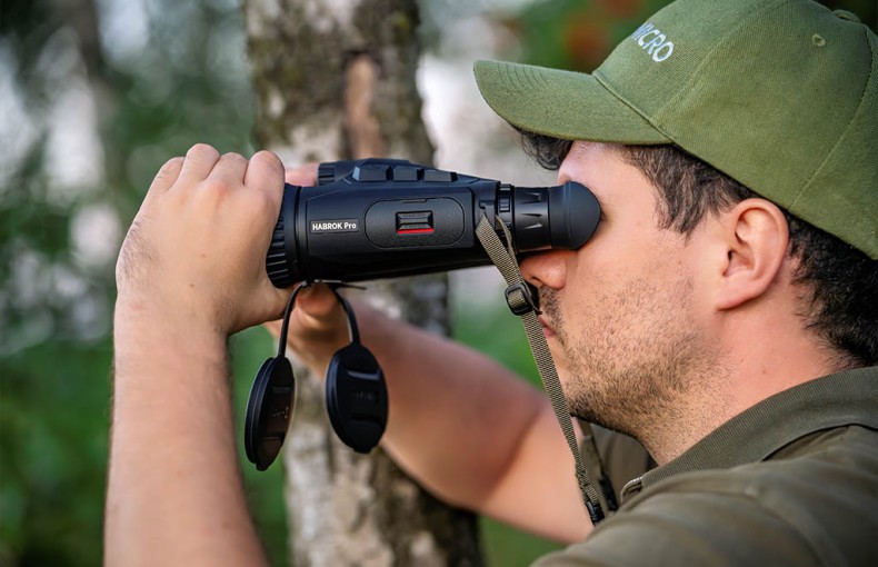 HikMicro Habrok PRO HX60L High Definition Multispectral Thermal Imaging Binoculars - Image 2