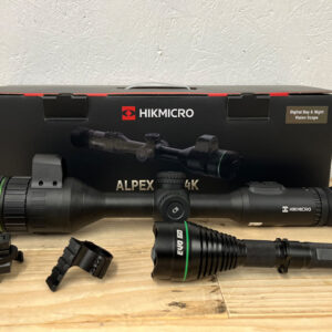 HikMicro Alpex 4K LRF BlackOut IR Bundle Kit