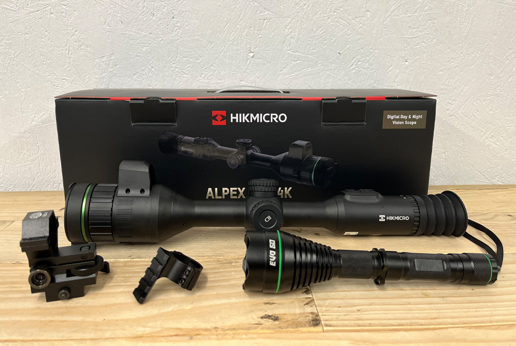 HikMicro Alpex 4K LRF BlackOut IR Bundle Kit
